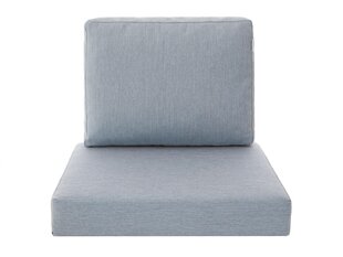 Комплект подушек для стульев HobbyGarden Mia Tech, светло-синий цена и информация | Подушки, наволочки, чехлы | hansapost.ee