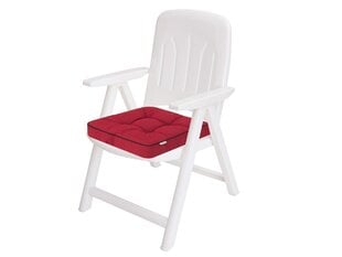 Подушка для стула HobbyGarden Клара, красная цена и информация | Подушки, наволочки, чехлы | hansapost.ee