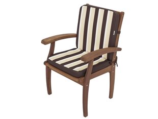 Подушка для стула Hobbygarden Sara, коричневый/ песочного цвета цена и информация | Подушки, наволочки, чехлы | hansapost.ee