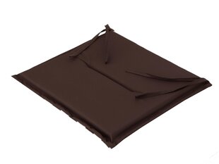 Комплект подушек для садовой мебели Hobbygarden Frog, 1 шт, коричневый/белый цена и информация | Подушки, наволочки, чехлы | hansapost.ee
