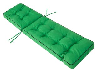 Подушка для шезлонга Hobbygarden Hugo, зеленая цена и информация | Подушки, наволочки, чехлы | hansapost.ee