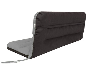 Подушка для качелей Hobbygarden Ania 150см, серая/черная цена и информация | Подушки, наволочки, чехлы | hansapost.ee