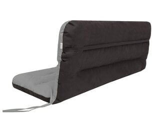Подушка для качелей Hobbygarden Ania 180см, серая/черная цена и информация | Подушки, наволочки, чехлы | hansapost.ee