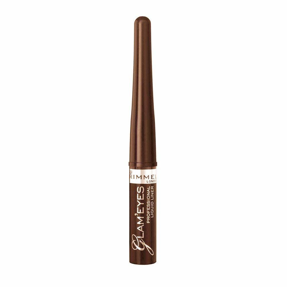 Vedel silmalainer Rimmel Glam'Eyes Professional 3.5 ml, 002 Brown Velvet hind ja info | Lauvärvid, ripsmetušid ja silmapliiatsid | hansapost.ee