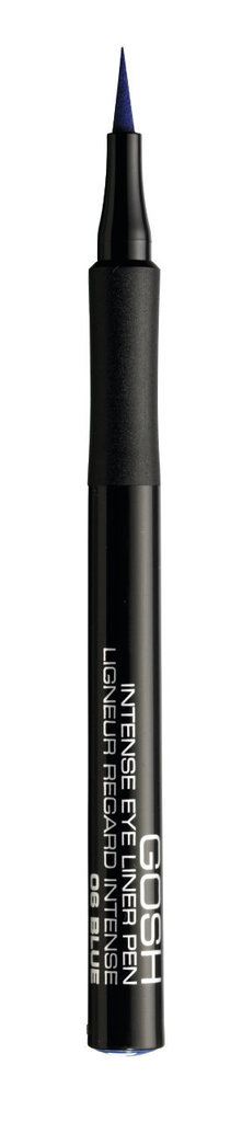 GOSH Intense Eye Liner Pen silmalainer 1 g, 06 Blue hind ja info | Lauvärvid, ripsmetušid ja silmapliiatsid | hansapost.ee