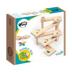 Puidust mängulabürint Marble Run Fix&Lock Twister hind ja info | Varis Toys Lastekaubad ja beebikaubad | hansapost.ee