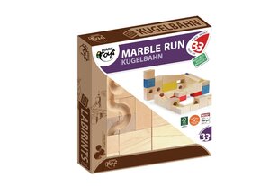 Деревянная игра - лабиринт Marble Run Varis 33 шт. цена и информация | Настольные игры | hansapost.ee