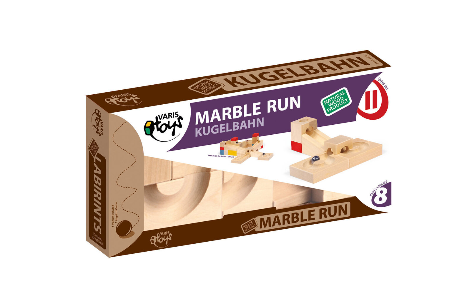 Puidust mäng - labürint Marble Run Varis 8 osa hind ja info | Lauamängud ja mõistatused perele | hansapost.ee
