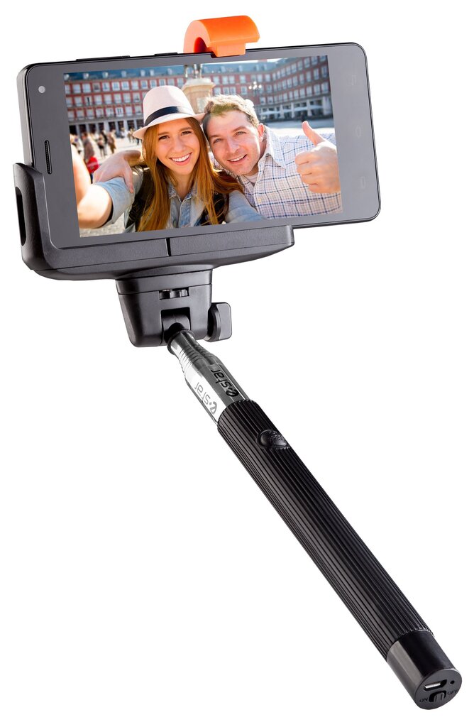 Juhtmevaba universaalne SELFIE stick eStar B1 - must hind ja info | Selfie pulgad | hansapost.ee