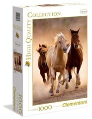 Пазл Clementoni High Quality Бегущие лошади, 1000 деталей цена и информация | Clementoni Товары для детей и младенцев | hansapost.ee