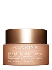 Укрепляющий крем для лица Clarins Extra Firming Day SPF15, 50 мл цена и информация | Кремы для лица | hansapost.ee