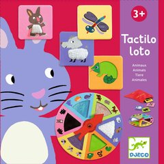 Mäng - Tactilo loto - Loomad, Djeco DJ08129 hind ja info | Djeco Laste mänguasjad alates 3.a | hansapost.ee