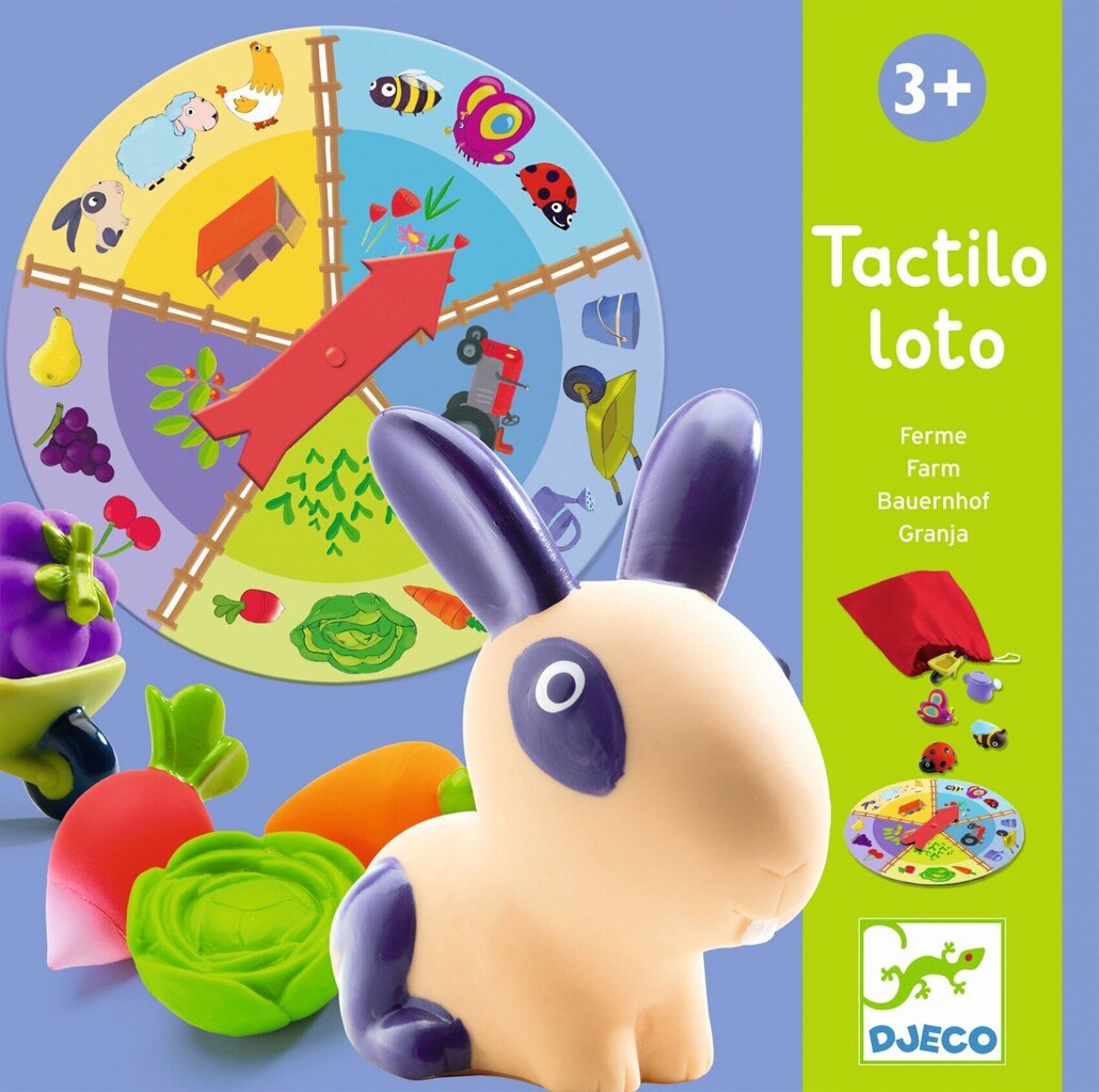 Mäng Tactilo Loto Talu Djeco, DJ08135 hind ja info | Lauamängud ja mõistatused perele | hansapost.ee