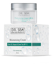 Увлажняющий крем для для нормальной кожи лица Dr. Sea Moisturizing SPF15, 50 мл цена и информация | Кремы для лица | hansapost.ee