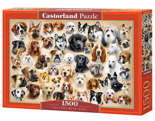 Pusle Castorland Puzzle Collage with Dogs, 1500-osaline hind ja info | Castorland Lastekaubad ja beebikaubad | hansapost.ee