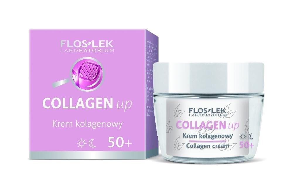Näokreem küpsele nahale Floslek Collagen Up 50+ 50 ml hind ja info | Näokreemid | hansapost.ee