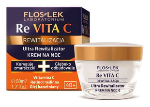 Öökreem Floslek Re Vita C 40+ 50 ml hind ja info | Näokreemid | hansapost.ee