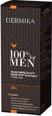 Intensiivne niisutav näokreem Dermika 100% meestele 30+ meestele, 50 ml цена и информация | Кремы для лица | hansapost.ee