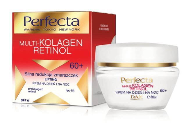 Kortsudevastane päeva- ja öökreem Perfecta Multi-Kolagen Retinol 60+ SPF6 50 ml hind ja info | Näokreemid | hansapost.ee