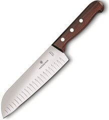 Поварской нож Santoku Victorinox, 17 см, деревянная ручка цена и информация | Victorinox Кухонные товары, товары для домашнего хозяйства | hansapost.ee
