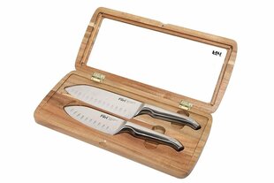 Набор ножей Furi santoku East / West ™ в деревянной коробке, 3 части цена и информация | Ножи и аксессуары для них | hansapost.ee