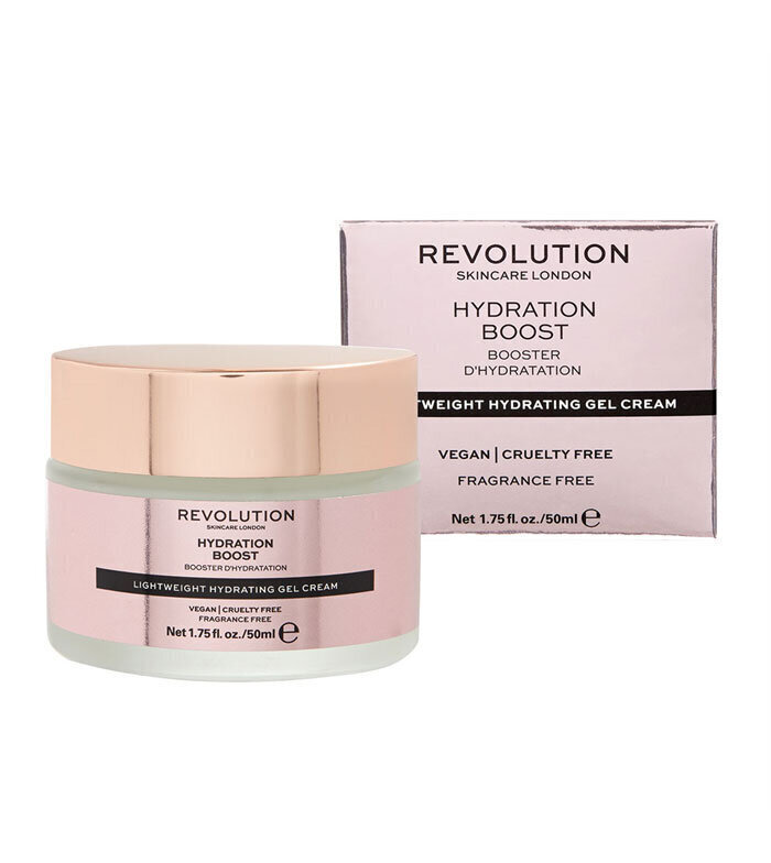 Niisutav kreem Revolution Skincare Lightweight Hydrating Gel-Cream Hydration Boost, 50 ml цена и информация | Näokreemid | hansapost.ee