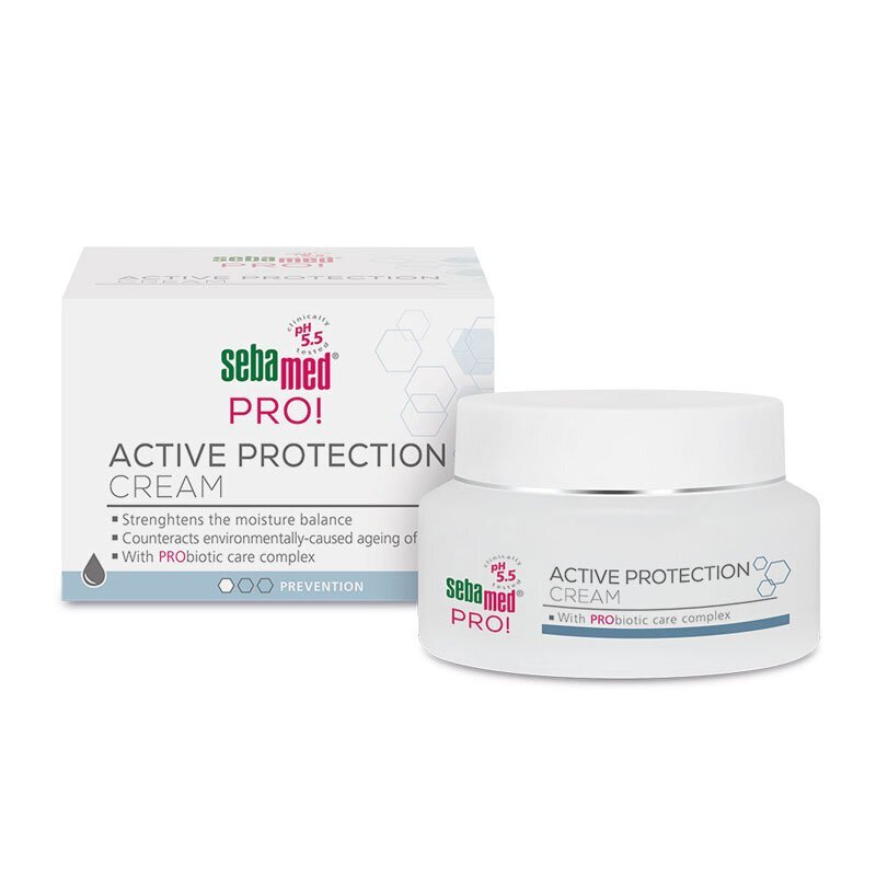 Kaitsev niisutav näokreem probiootikumidega Sebamed PRO Active Protection 50 ml hind ja info | Näokreemid | hansapost.ee