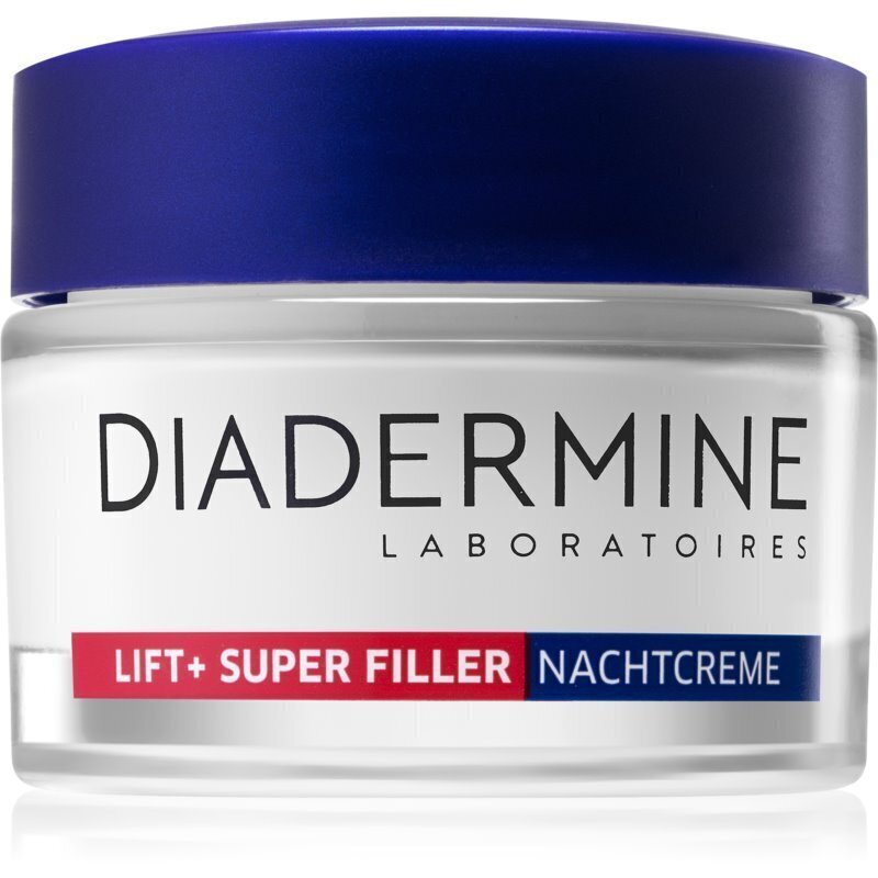 Kortsudevastane öökreem Diadermine Lift+ Super Filler, 50 ml hind ja info | Näokreemid | hansapost.ee
