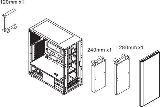 Thermaltake CA-1K8-00M1WN-00 цена и информация | Arvutikorpused | hansapost.ee