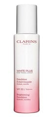 Helendav näoemulsioon Clarins White Plus SPF20 75 ml цена и информация | Кремы для лица | hansapost.ee