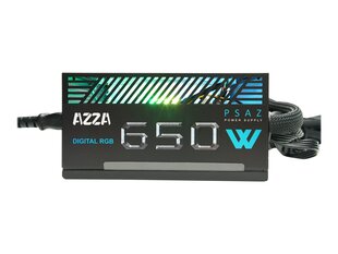 Azza PSAZ-650W-RGB цена и информация | Материнские платы (PSU) | hansapost.ee