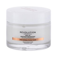 Niisutav näokreem Revolution Skincare Protecting Boost SPF30, 50 ml hind ja info | Näokreemid | hansapost.ee