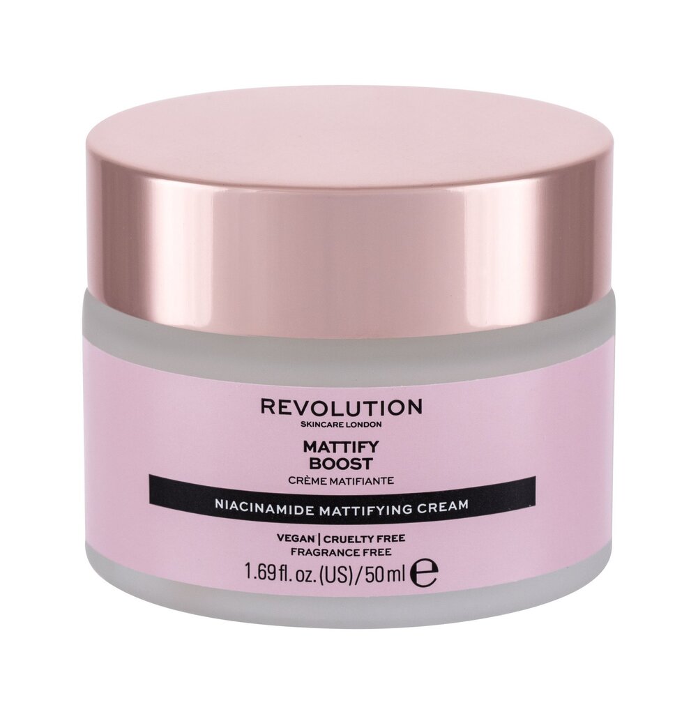 Näokreem Revolution Skincare Mattify Boost, 50 ml цена и информация | Näokreemid | hansapost.ee