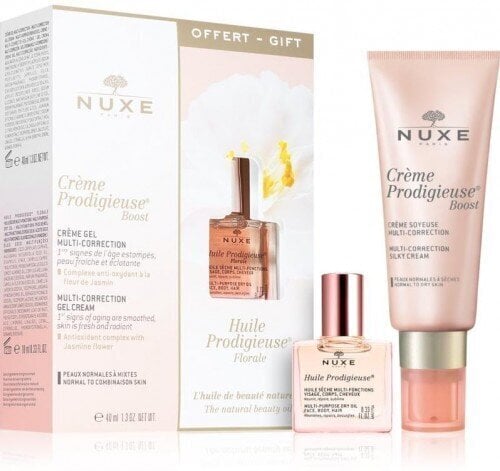 Komplekt Nuxe: näokreem, 40 ml + kuivõli näole, kehale ja juustele, 10 ml hind ja info | Näokreemid | hansapost.ee