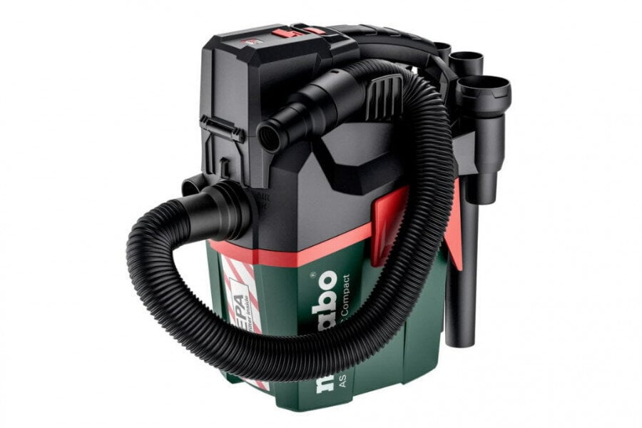 Akuga tolmuimeja AS 18 HEPA PC Compact, karkass, Metabo hind ja info | Tööstuslikud tolmuimejad | hansapost.ee