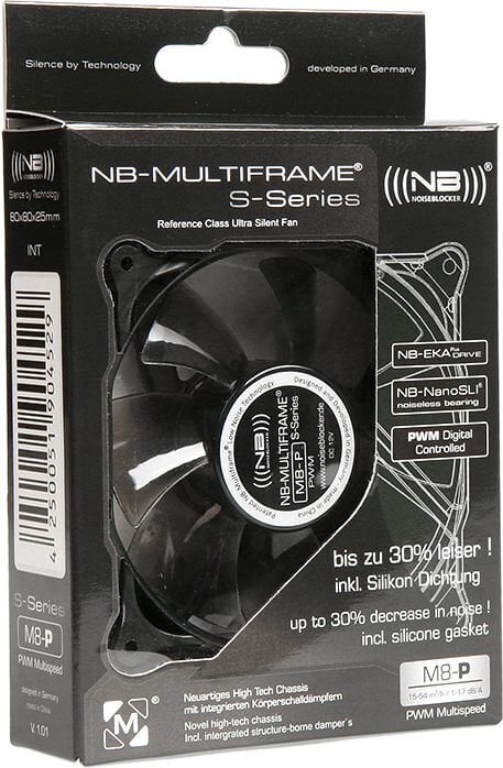 Noiseblocker Multiframe M8-P hind ja info | Arvuti ventilaatorid | hansapost.ee