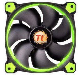 Thermaltake Riing 12 CL-F038-PL12GR-A цена и информация | Компьютерные вентиляторы | hansapost.ee