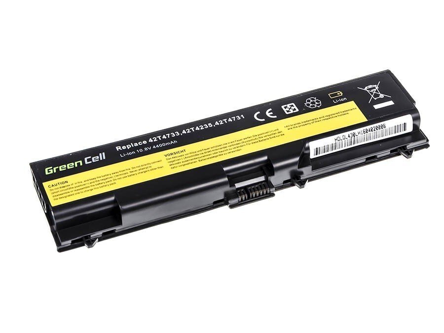 Sülearvuti aku Green Cell Laptop Battery for IBM Lenovo ThinkPad L430 L530 T430 T530 W530 hind ja info | Sülearvuti akud | hansapost.ee