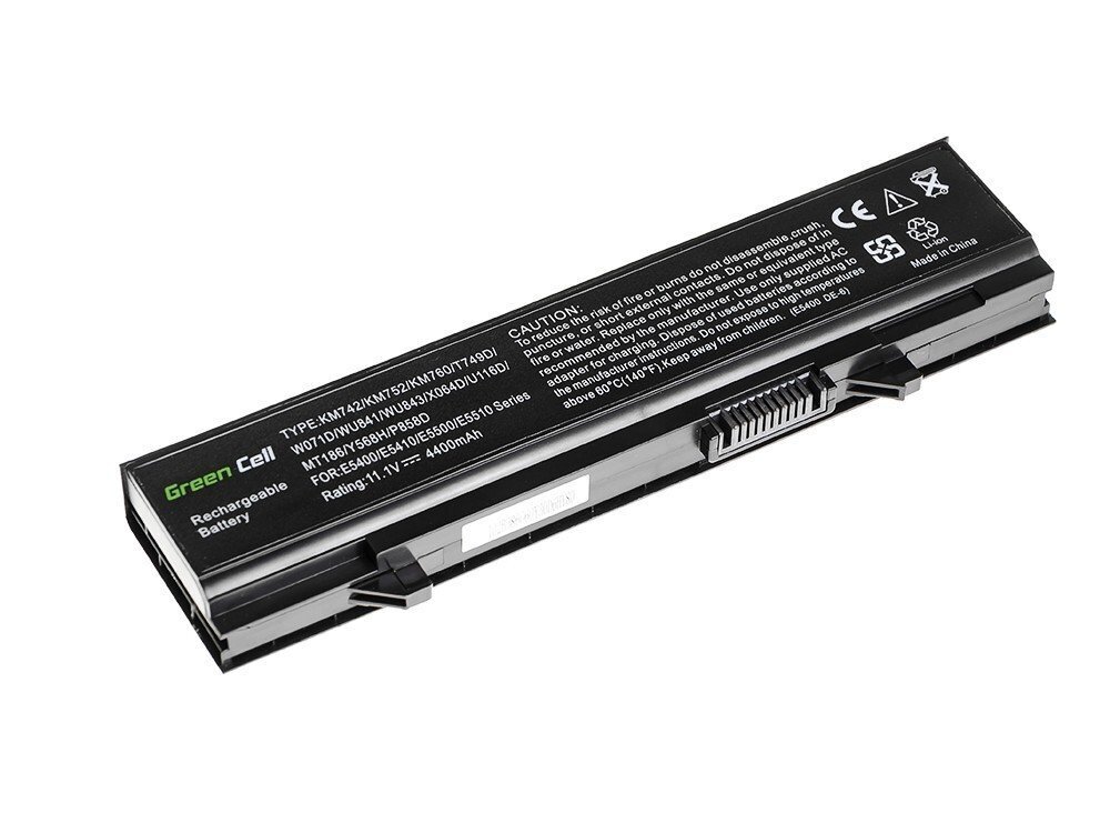 Sülearvuti aku Green Cell Laptop Battery for Dell Latitude E5400 E5410 E5500 E5510 hind ja info | Sülearvuti akud | hansapost.ee