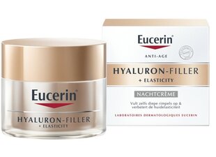 Ночной крем для лица для зрелой кожи Eucerin Hyaluron-Filler + Elasticity 50 мл цена и информация | Кремы для лица | hansapost.ee