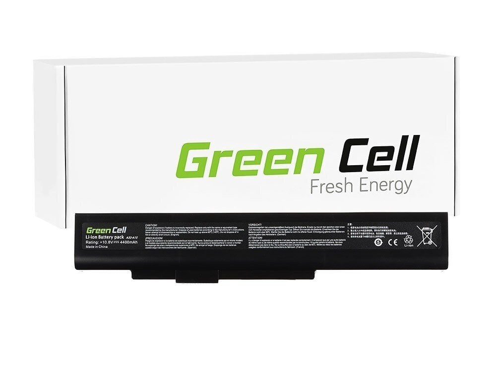 Green Cell Laptop Battery for MSI A6400 CR640 CX640 MS-16Y1 цена и информация | Sülearvuti akud | hansapost.ee