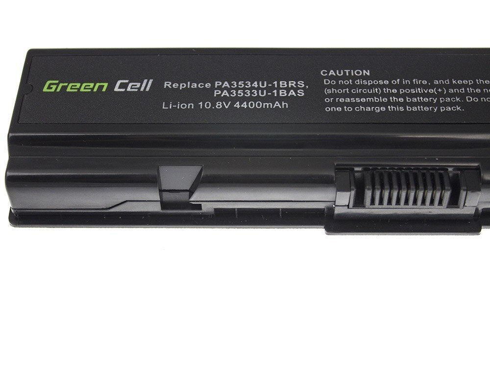 Sülearvuti aku Green Cell Laptop Battery for Toshiba Satellite A200 A300 A500 L200 L300 L500 hind ja info | Sülearvuti akud | hansapost.ee