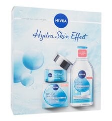 Komplekt Nivea Hydra Skin Effect: intensiivselt niisutav näokreem, 50 ml + mitsellaarvesi, 400 ml цена и информация | Кремы для лица | hansapost.ee