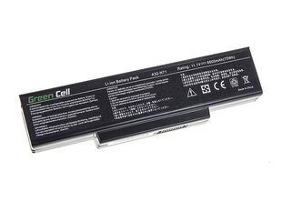 Sülearvuti aku Green Cell Laptop Battery for Asus N71 K72 K72J K72F K73SV N71 N73 N73S N73SV X73S hind ja info | Sülearvuti akud | hansapost.ee