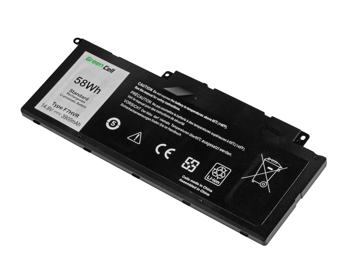 Green Cell Laptop Battery for Dell Inspiron 15 7537 17 7737 7746, Dell Vostro 14 5459 цена и информация | Sülearvuti akud | hansapost.ee