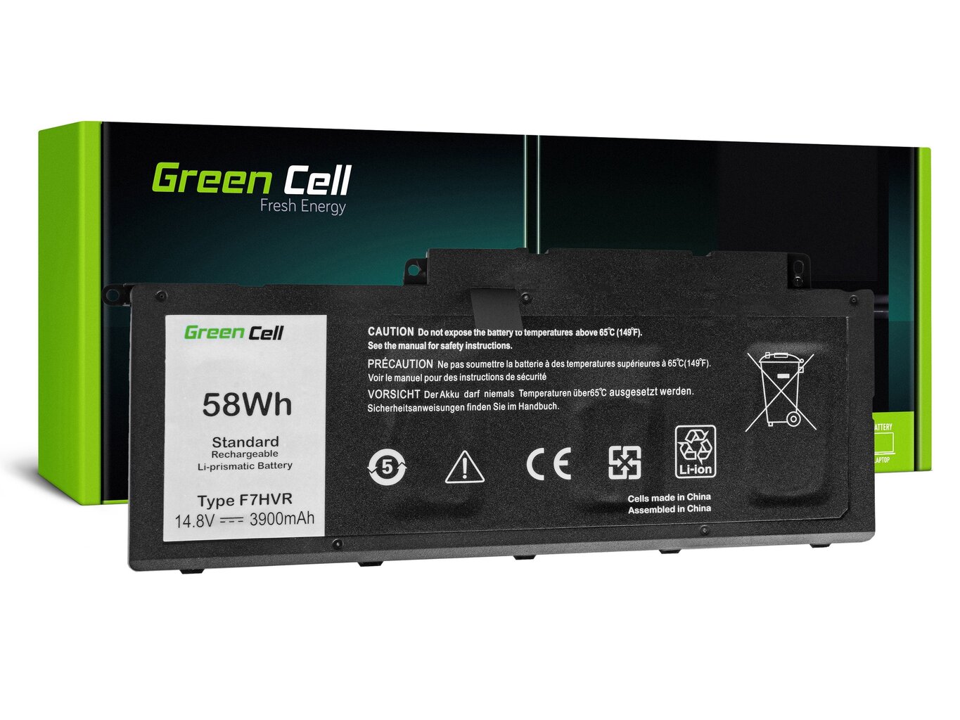 Sülearvuti aku Green Cell Laptop Battery for Dell Inspiron 15 7537 17 7737 7746, Dell Vostro 14 5459 hind ja info | Sülearvuti akud | hansapost.ee