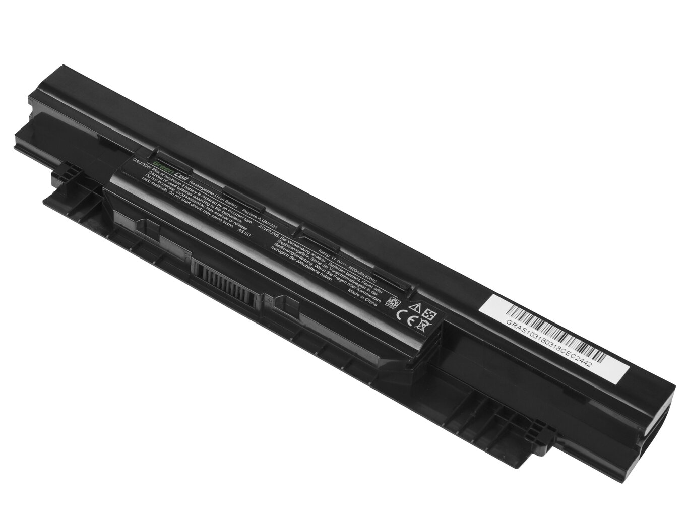 Sülearvuti aku Green Cell Laptop Battery for Asus AsusPRO PU551 PU551J PU551JA PU551JD PU551L PU551LA PU551LD A32N1331 цена и информация | Sülearvuti akud | hansapost.ee