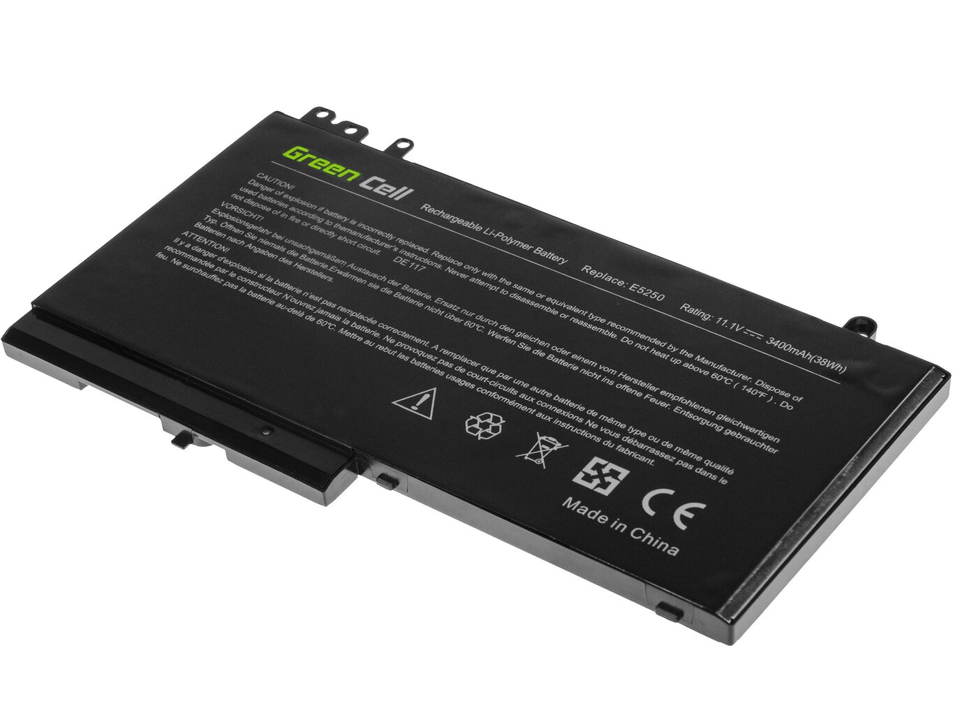 Sülearvuti aku Green Cell Laptop Battery for Dell Latitude 11 3150 3160 12 E5250 E5270 цена и информация | Sülearvuti akud | hansapost.ee