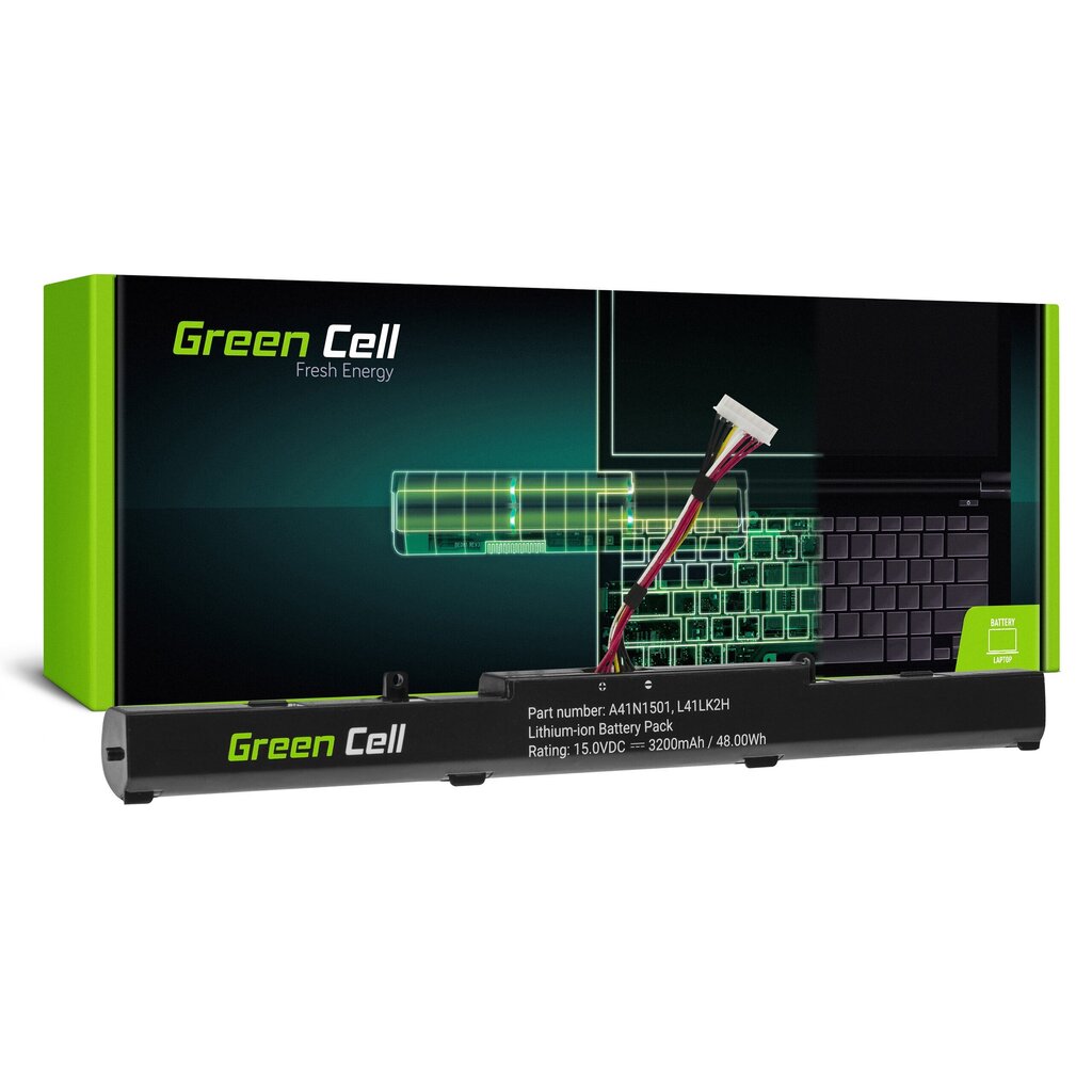 Green Cell AS138 цена и информация | Sülearvuti akud | hansapost.ee
