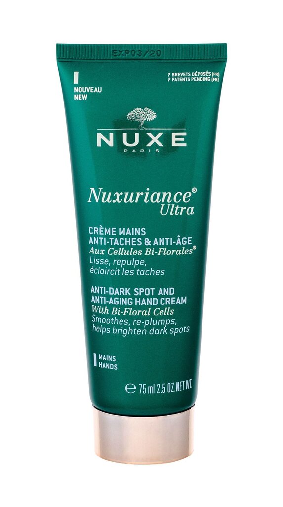 Noorendav kätekreem Nuxe Nuxuriance Anti-Dark Spot and Anti-Aging 75 ml цена и информация | Kehakreemid, kehaõlid ja losjoonid | hansapost.ee